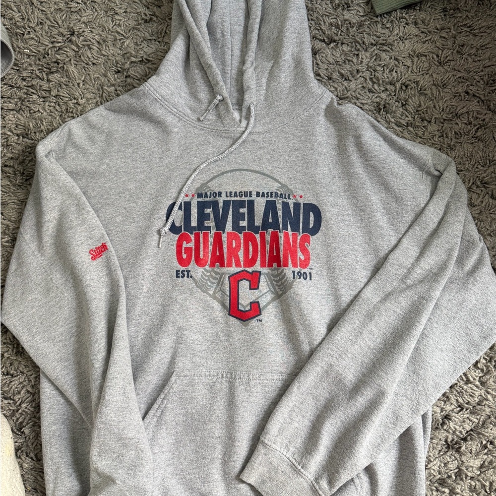 Cleveland Guardians Gray Hoodie